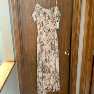 Premier Amour blush maxi dress